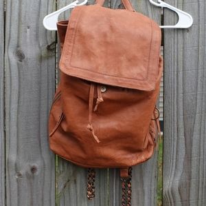 FRYE leather backpack